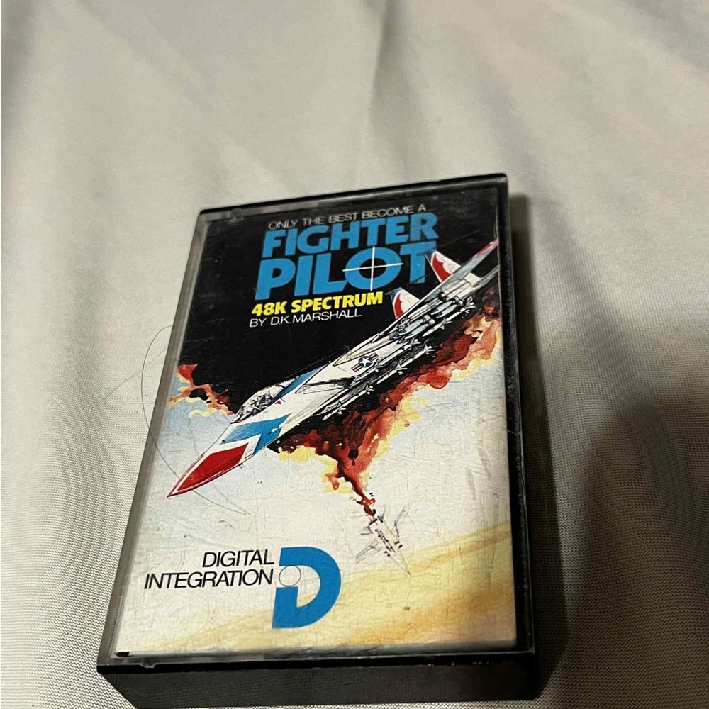 Fighter Pilot ZX Spectrum 48K Cassette Game - Digital Integration 1983 Untested